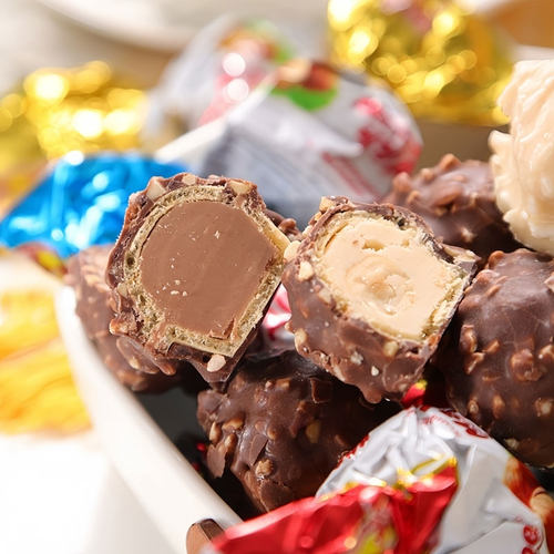 【年货促销！立减30】俄罗斯混合风味糖果巧克力什锦红色包装BX - 图2