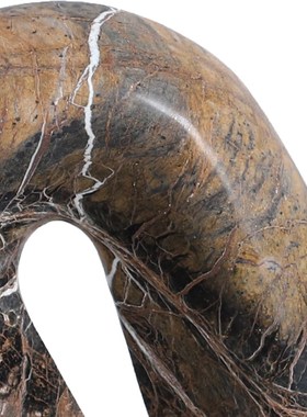 现代极简约轻奢大理石几何雕刻无名样板间卧室衣帽间梳妆台摆件