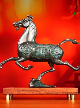 采购产品马踏和飞燕子黄铜马为朋友开商店,房子,公司房子开业,移