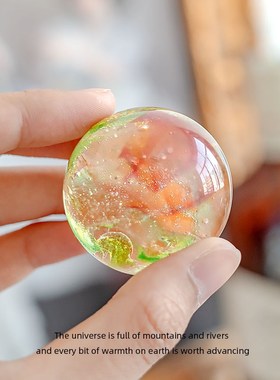 就一分钟!我携满天星辰以赠你,仍觉满天星辰不及你 星空水晶球