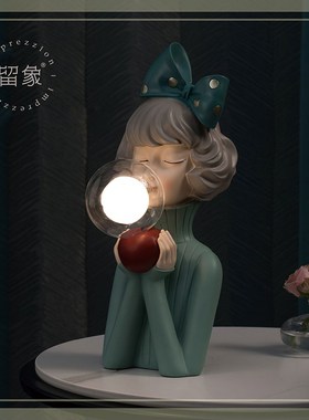 留象北欧卧室床头小夜灯泡泡女孩装饰氛围灯摆件网红创意生日礼物