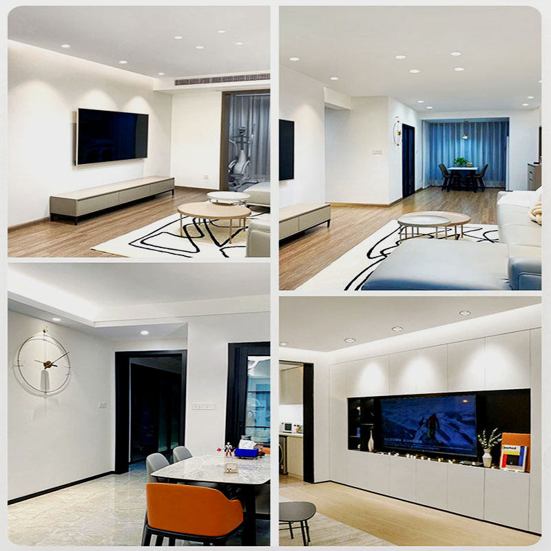 防眩led窄边小筒灯3W5W7W柔光酒店射灯嵌入式开孔5公分50mm三色光 - 图1