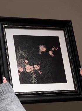 喜鹊登梅摆件客厅桌面玄关装饰摆件电视柜摆件家居房间改造小物件