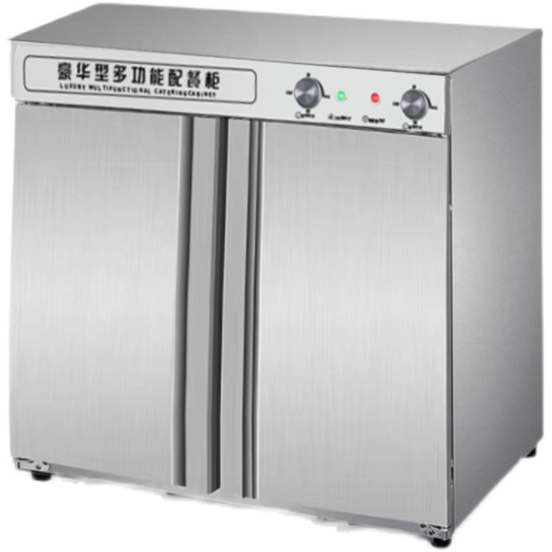 Customized high-temperature disinfection cupboard embedded double-door disinfection cabinet multi-functional dining cupboard restaurant tableware sideboard