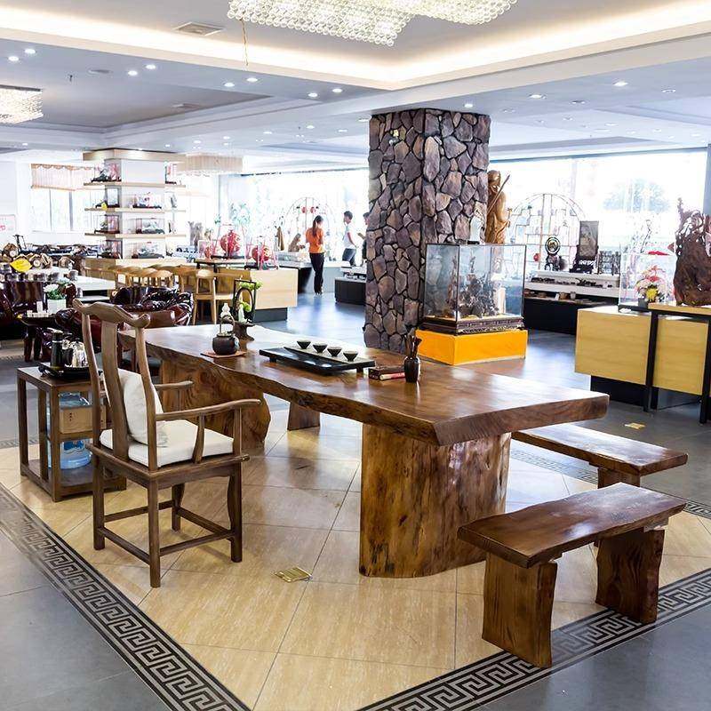 实木茶桌椅组合大板桌办公泡茶桌整板不规则茶台茶几厚板茶桌,淘宝优惠券,粉丝福利购,淘宝优惠卷