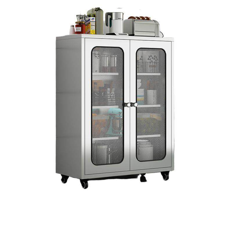 304加厚不锈钢厨房碗柜家用厨房橱柜网门餐边柜储物柜锅具收纳柜,淘宝优惠券,粉丝福利购,淘宝优惠卷