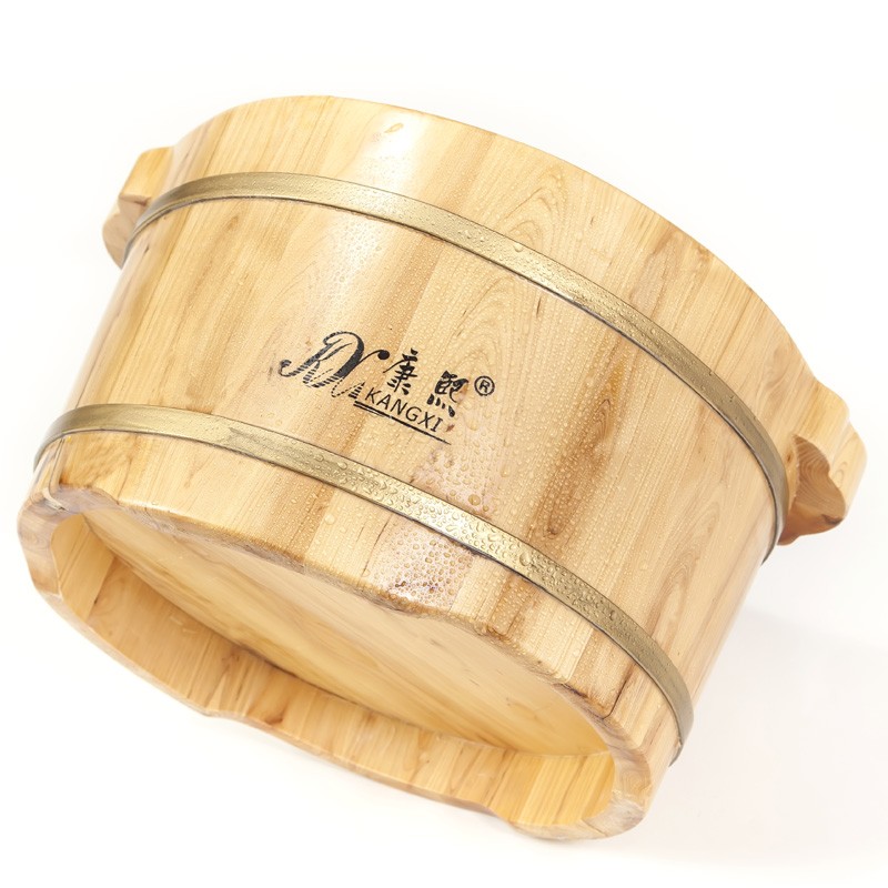 康熙香柏木儿童泡脚木桶足浴桶泡脚盆木盆洗脚盆木桶足浴盆木质 - 图3