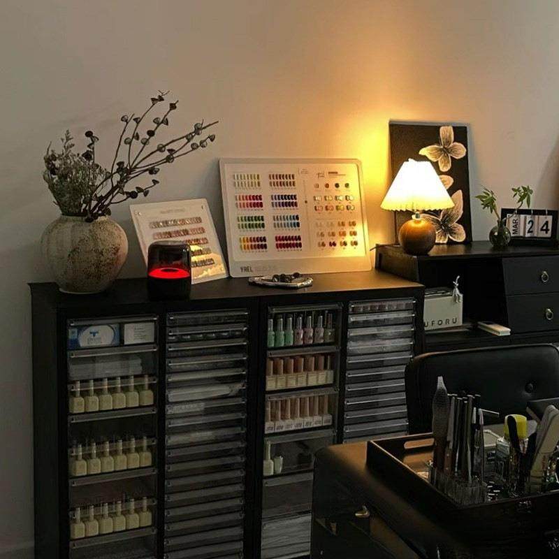 4文件柜平底多层甲抽整屉式模彩妆美收纳柜烘焙具理545f柜布料存,淘宝优惠券,粉丝福利购,淘宝优惠卷