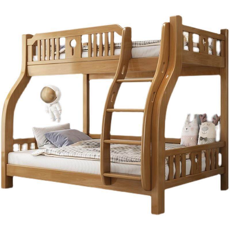 实木爬儿童上下铺32164床橡木母床小户型高低床双层子家用合梯组,淘宝优惠券,粉丝福利购,淘宝优惠卷
