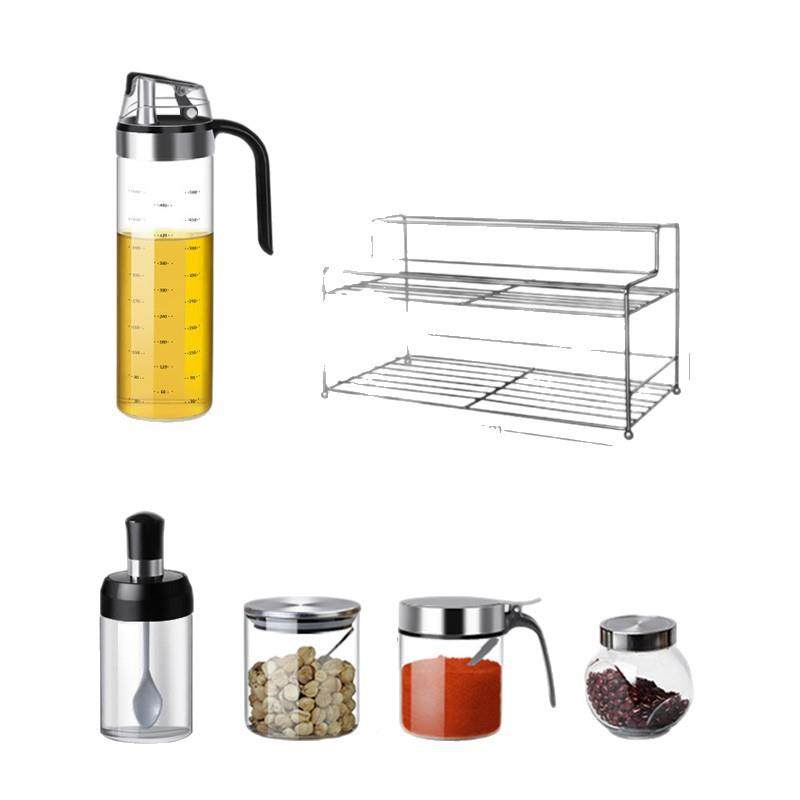 调料罐组调料MYzrgqxf盒收纳盒罐家用厨房盐自开合油壶套装全套调,淘宝优惠券,粉丝福利购,淘宝优惠卷