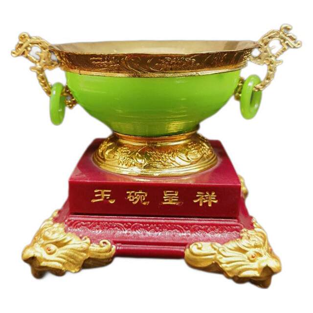 Art Luminous Dragon Rich Auspicious Ding Ornaments Inlaid 453 Crafts Home Living Room Ornaments Antiques Miscellaneous Ornaments