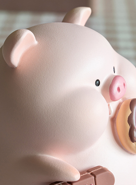 可爱猪囡囡桌面摆件办公室客厅电脑桌装饰男女生治癒系祝福小礼品