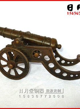 铜器铜大炮 铜炮 铜火铳 大炮 家居饰品摆件招财