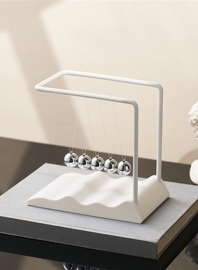 牛顿摆球撞球混沌摆永动机摆件男生卧室办公室书房桌面解压装饰品