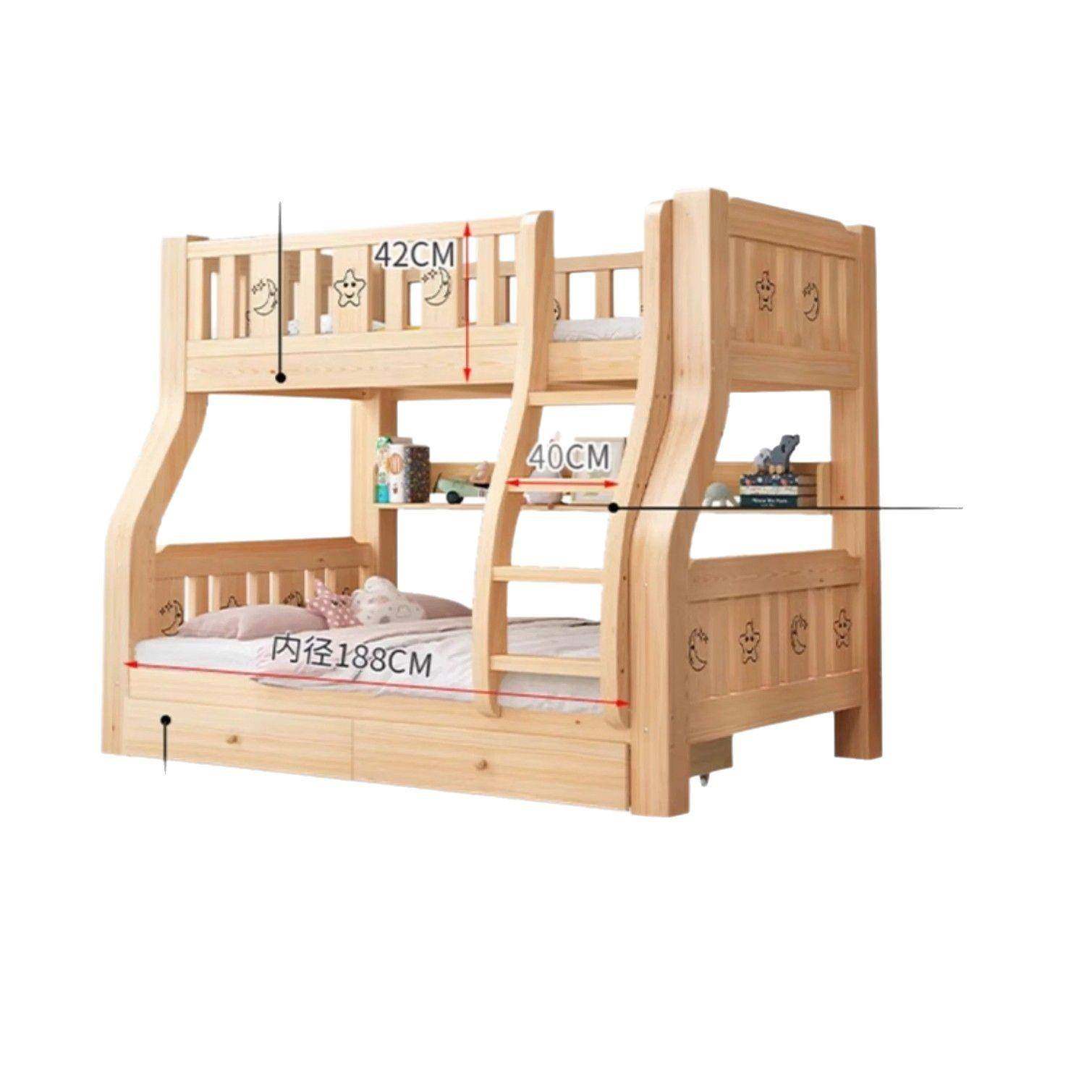 实木上下床双层床高低床双人床上下铺成人木床儿童床子母床组合床,淘宝优惠券,粉丝福利购,淘宝优惠卷