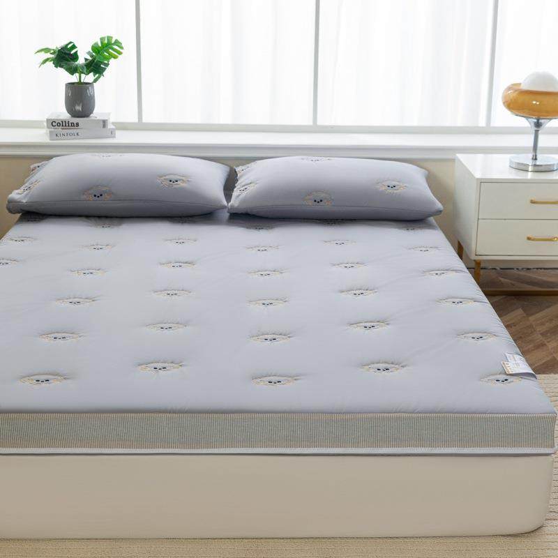 新款A类针织棉乳胶记忆海绵床垫 家用可折叠加厚学生宿舍单人褥子,淘宝优惠券,粉丝福利购,淘宝优惠卷
