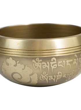 音钵颂钵尼泊尔手工雕刻静心音波疗愈教程佛音碗法海钵碗黄钵铜磬
