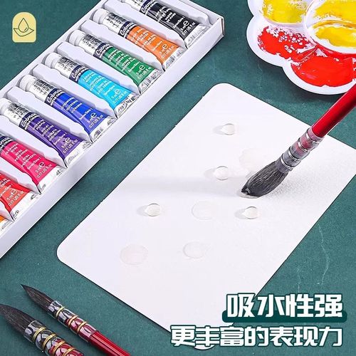 遵爵全棉浆水彩纸明信片300g细纹中粗纹粗纹美术生专用写生画画手 - 图0