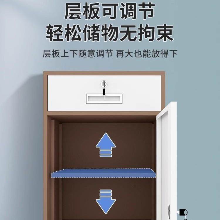 办公室桌下文件柜资料柜工具收纳柜铁皮矮柜储物柜抽屉带锁小柜子,淘宝优惠券,粉丝福利购,淘宝优惠卷