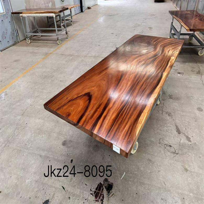 简约家用整板办公室茶桌椅实木茶桌新中式原木独板自然边大板茶桌,淘宝优惠券,粉丝福利购,淘宝优惠卷