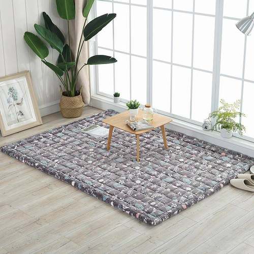 卧室地板爬行垫宝宝大号加厚拼接榻榻米法兰绒地毯垫家用厂家 - 图2