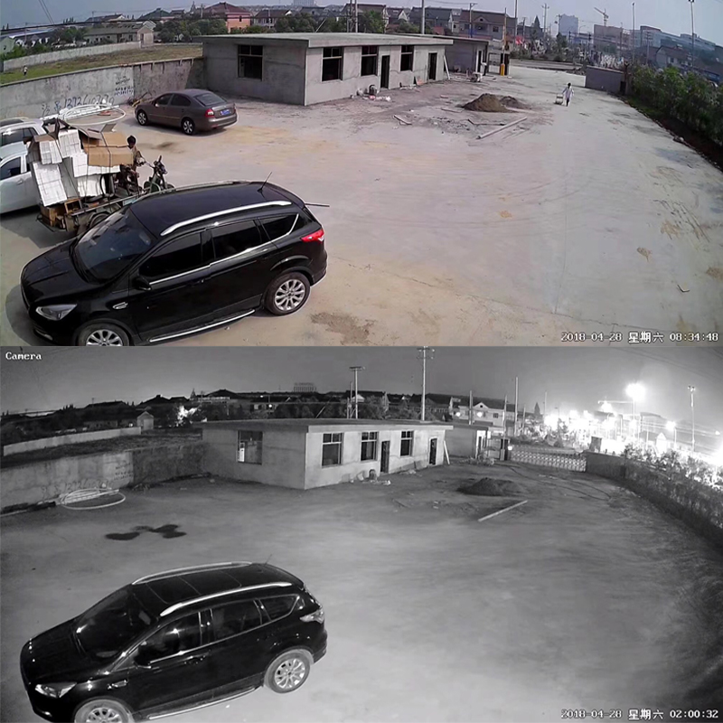 海康协议室外MP白光全彩网络摄像头天视通POE网线供电音频监控头 - 图2