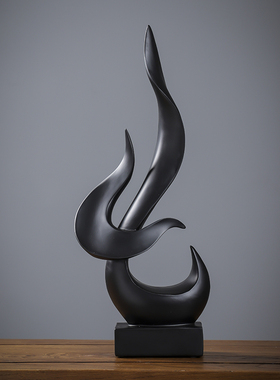 简约创意火焰摆件家居客厅装饰品酒柜电视柜玄关柜办公室装饰摆设