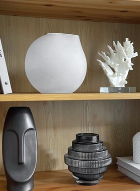 简约现代样板间书柜软装饰品蜡烛创意陶瓷家居摆件工艺品ZH3463