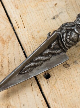 家用用品尼泊尔手工铁做旧普巴金刚杵金刚橛家居桌面供具摆件