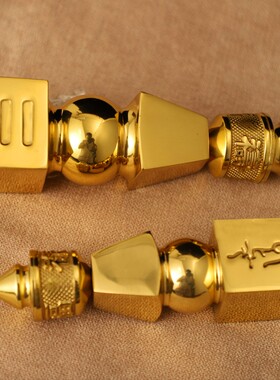 五轮塔黄铜舍利塔供奉藏舍利子桌面摆件中式佛堂用品经文佛塔
