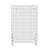 Hole board desktop vertical storage rack for drilling without holes. Office station storage rack space separation desktop hole board