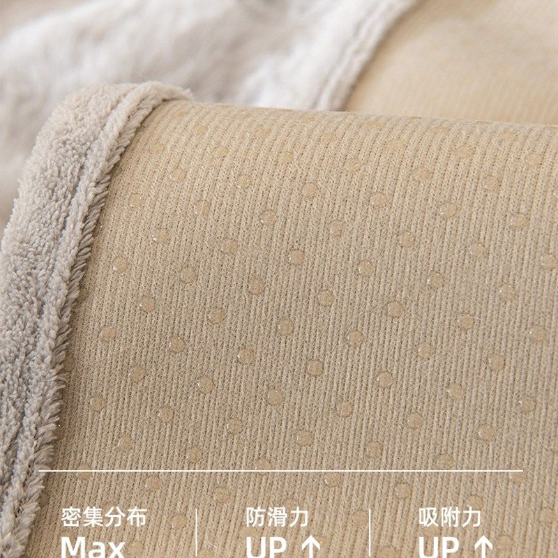 冬季兔毛绒沙发垫加厚沙发坐垫防滑皮沙发专用毛绒沙发盖布巾冬款,淘宝优惠券,粉丝福利购,淘宝优惠卷