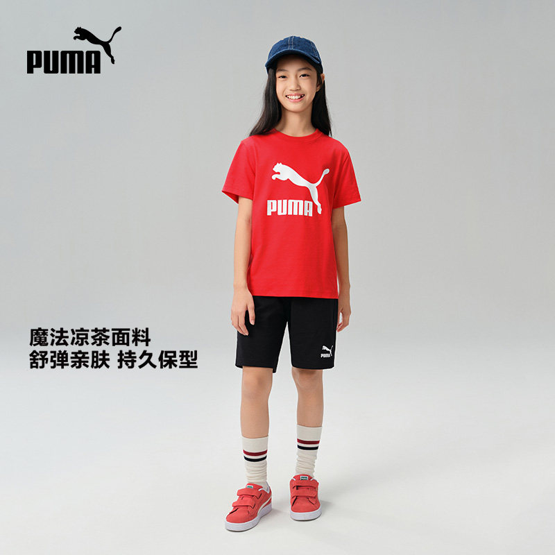 PUMA quick-drying suit new children's short-sleeved trendy suit