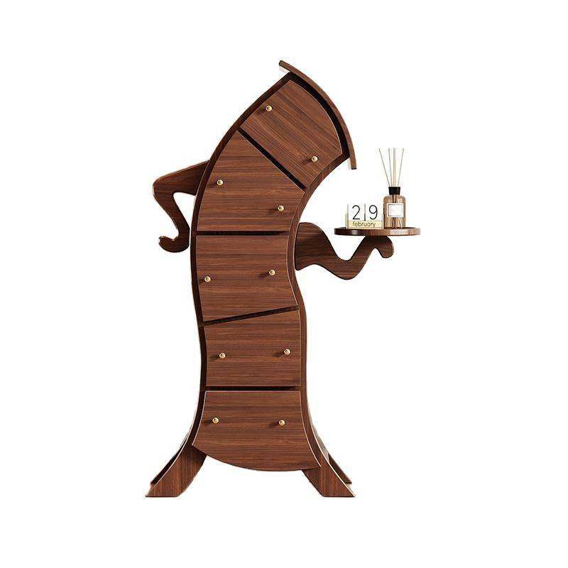 实木叉腰斗柜卧室客厅收纳柜歪脖子抽屉储物柜中式五斗柜实木家具,淘宝优惠券,粉丝福利购,淘宝优惠卷