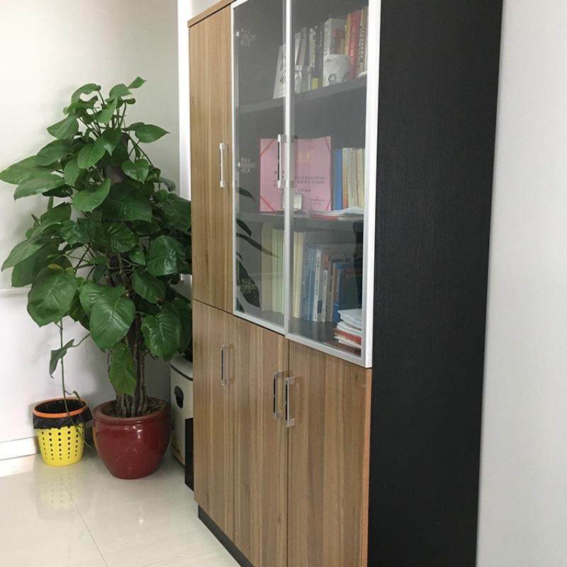 客厅简约隔001断小框玻璃门储物柜柜资料收纳办铝公文件门柜书3柜,淘宝优惠券,粉丝福利购,淘宝优惠卷