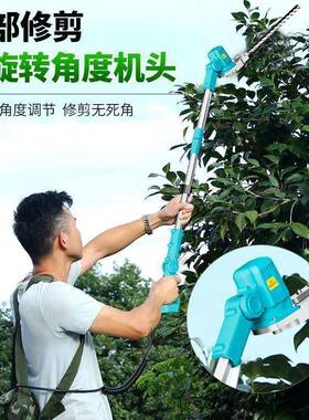 园林修FNJ枝长绿篱修剪机绿篱式背负机绿篱杆高加杆机篱笆剪高枝