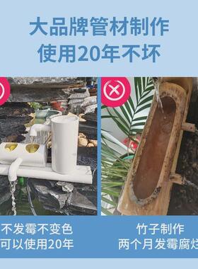 太阳能鱼池电tlznfghl水循免环流水器摆件自动电不用循环无水鱼缸