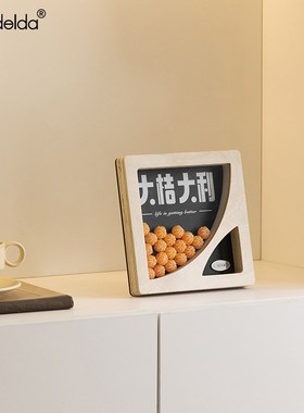 Mandelda客厅桌面时钟摆件玄关装饰品电视柜家居高级感钟表摆放式