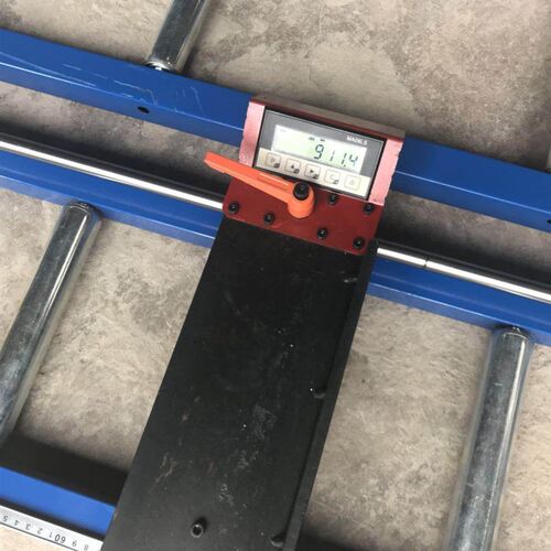 切管机数显托料架送料架定位架切铝机切割放料下料铝合金45铝切机 - 图0
