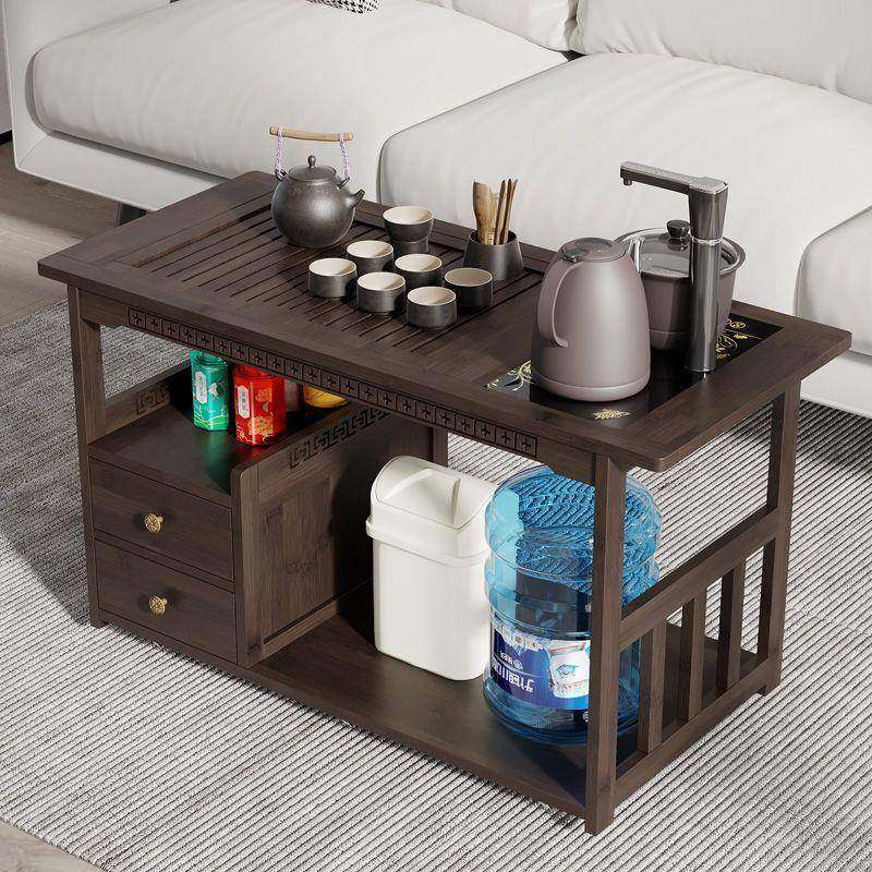 高档JXL动茶桌茶小台茶车客厅泡茶几茶装具套全自动烧水壶移一体,淘宝优惠券,粉丝福利购,淘宝优惠卷