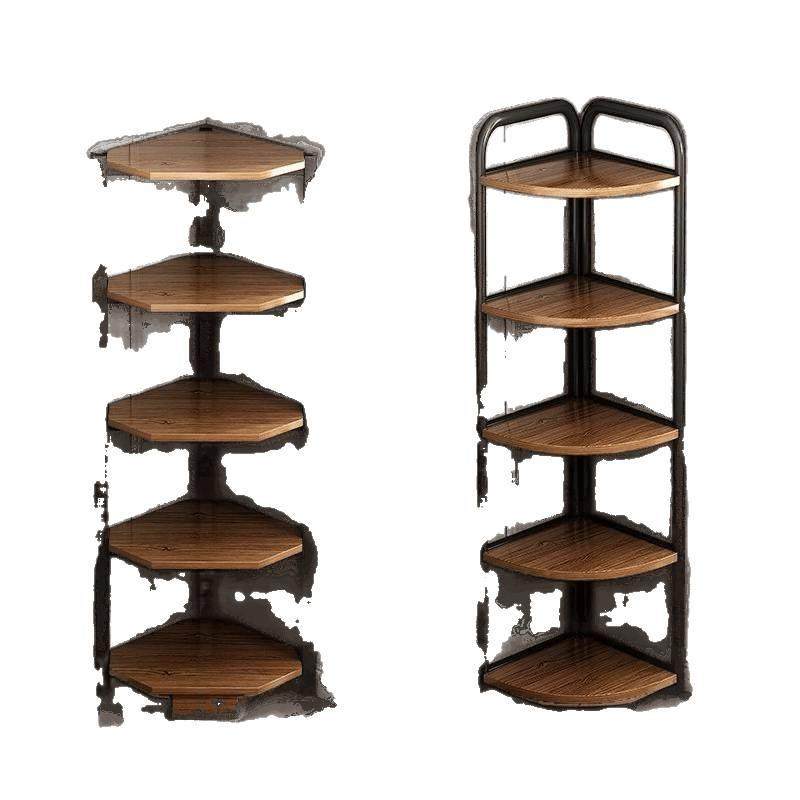 架角形客柜落地墙角置物架厅拐角收纳三角458书架卧室餐厅角落转,淘宝优惠券,粉丝福利购,淘宝优惠卷