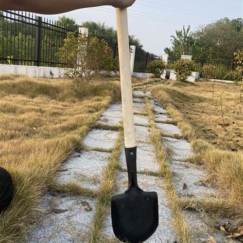 工兵铲铁匠手工锻打铁锹铲子多功能便携式砍树挖土露营钓鱼铲车载 - 图1