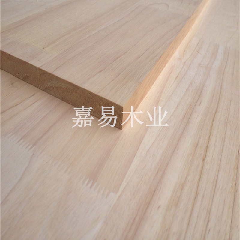 泰国橡胶木板材指接板实木拼接集成板家具衣柜板定制楼梯台面板 - 图2