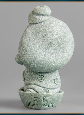 碌心 中式国潮风唐仕女云舟乐舞 青砂石创意桌面茶宠家居装饰摆件