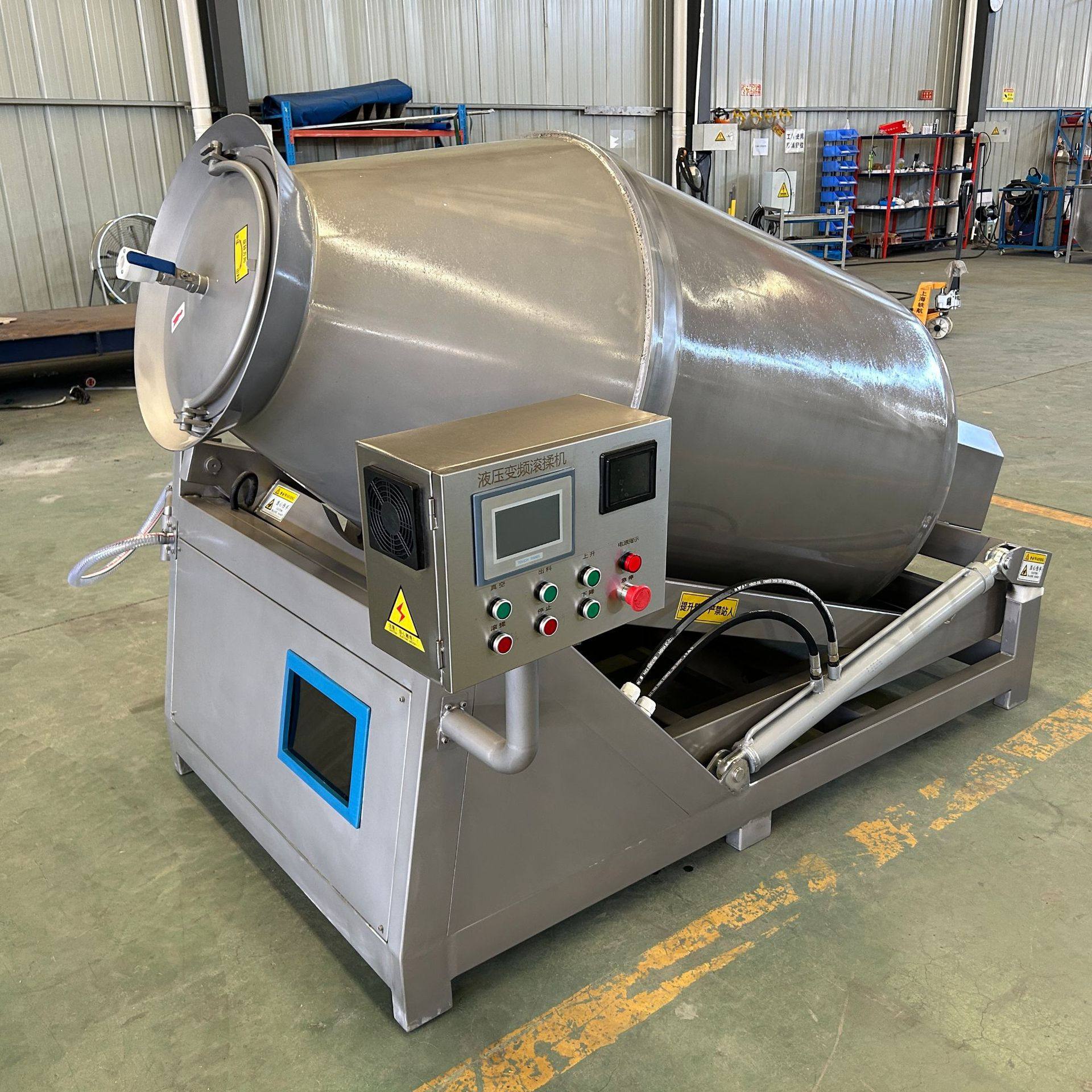 牛肉猪肉嫩化入味机 全自动酱牛肉腌制机 鸡鸭鱼液压真空滚揉罐,淘宝优惠券,粉丝福利购,淘宝优惠卷