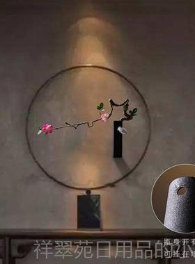 高档意个性铁艺家居摆创件仿真设花束客厅玄关办公禅室桌面软装意