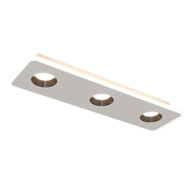 Double-head surface-mounted downlight without main light lighting living room corridor aisle bedroom bold lamp ultra-thin anti-glare ceiling spotlight