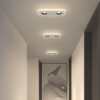 Double-head surface-mounted downlight without main light lighting living room corridor aisle bedroom bold lamp ultra-thin anti-glare ceiling spotlight