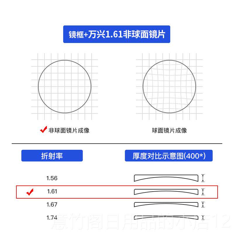 Genuine black frame glasses for women, anti-radiation, super anti-blue light, can be matched with near-sighted eye frames, Korean version, large frame without makeup