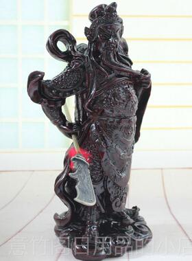 正品羽关公入口家工艺摆关件关二业吴开幕品装乔迁礼品礼品